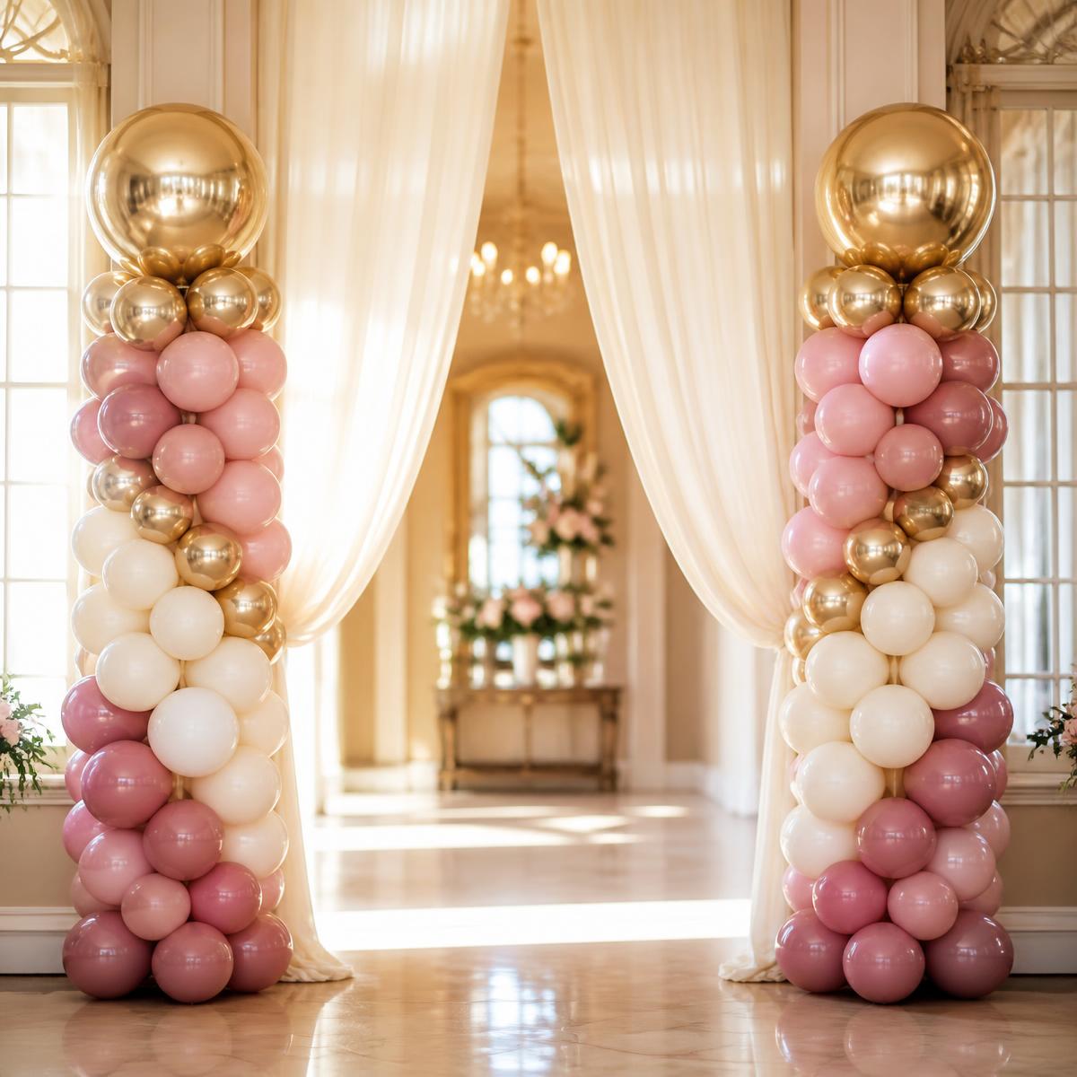 Balloon Columns in Muskegon, Michigan by Amore Fati